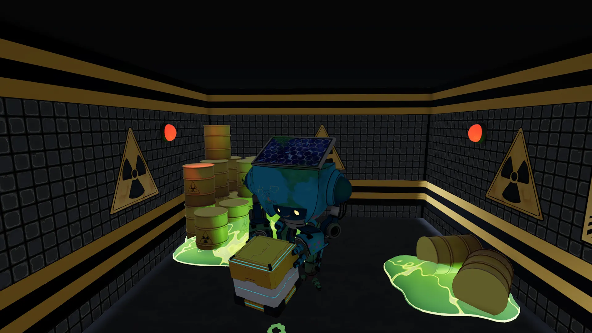 RAM trying solve a puzzle in the maze Image